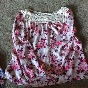 Long sleeve vanity top